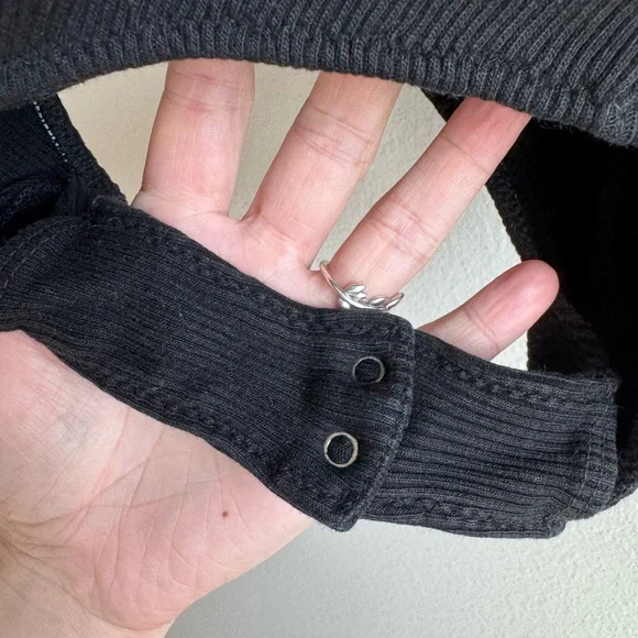 AGOLDE Sutton V Back High Neck Sleeveless Reversible Bodysuit Size Medium - Picture 3 of 6